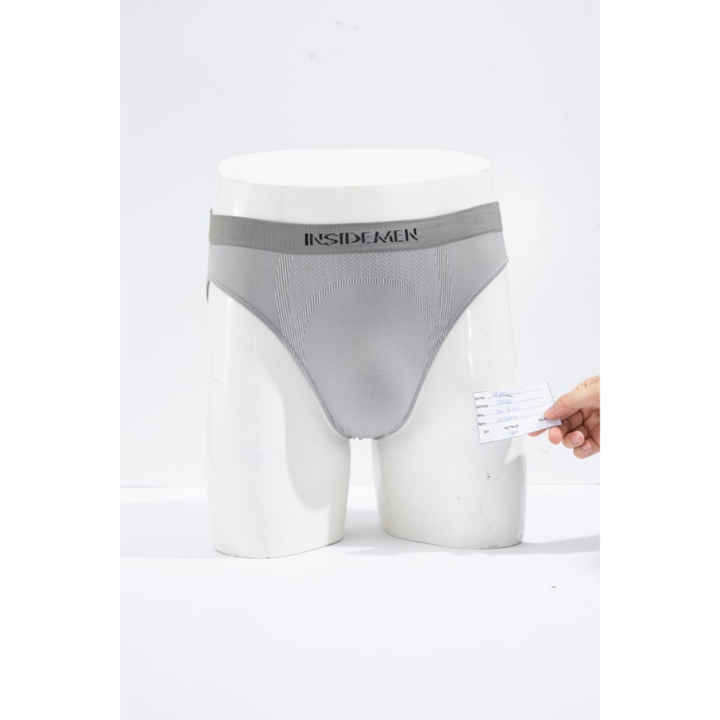 Quần Lót Nam INSIDEMEN Lưng Cao Màu Ngẫu Nhiên Chất Liệu Cotton Cao Cấp Cạp 4cm Thấm Hút Và Co Dãn Tốt IBF023