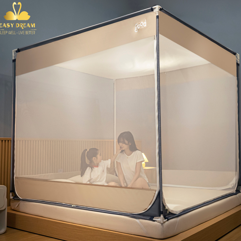 Màn khung Vuông -Màn ngủ cao cấp EASY DREAM kiểu dáng công chúa chống muỗi