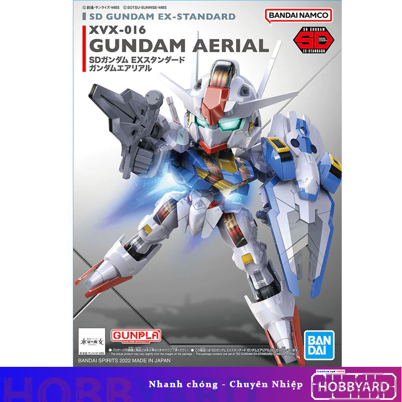 Mô hình lắp ráp SDEX Aerial Gundam Bandai 63031