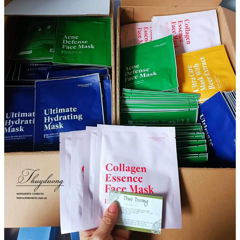 Mặt Nạ Ultra care Mask Whith Xơ Dừa Bio Narguerite