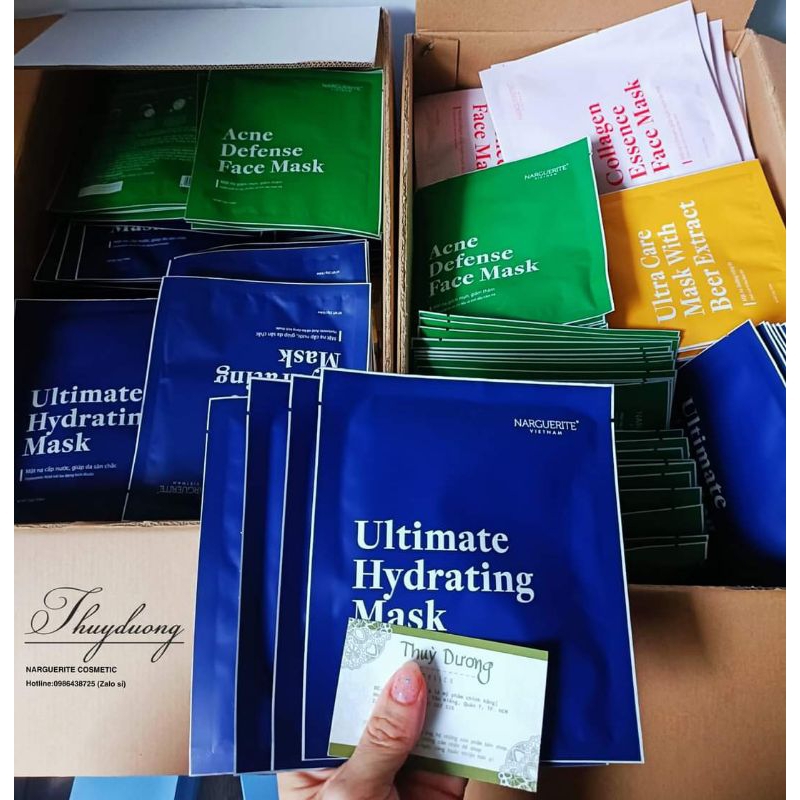 Mặt Nạ Ultra care Mask Whith Xơ Dừa Bio Narguerite