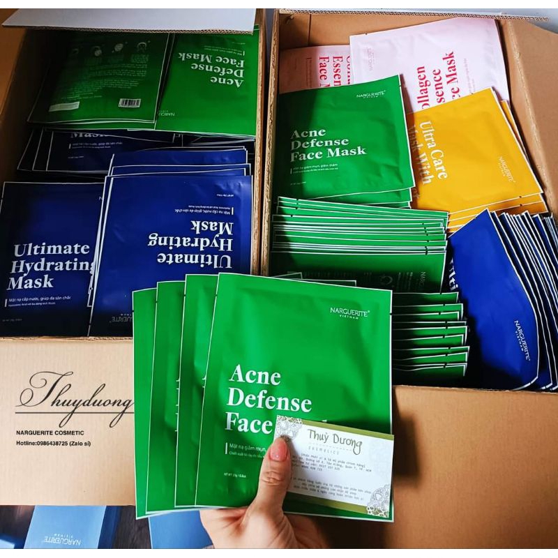 Mặt Nạ Ultra care Mask Whith Xơ Dừa Bio Narguerite