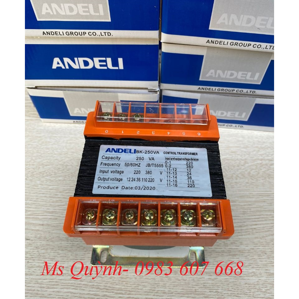 Biến áp điều khiển BK-25VA thiết bị không thể thiếu để cấp nguồn cho các thiết bị điện chuyên dụng