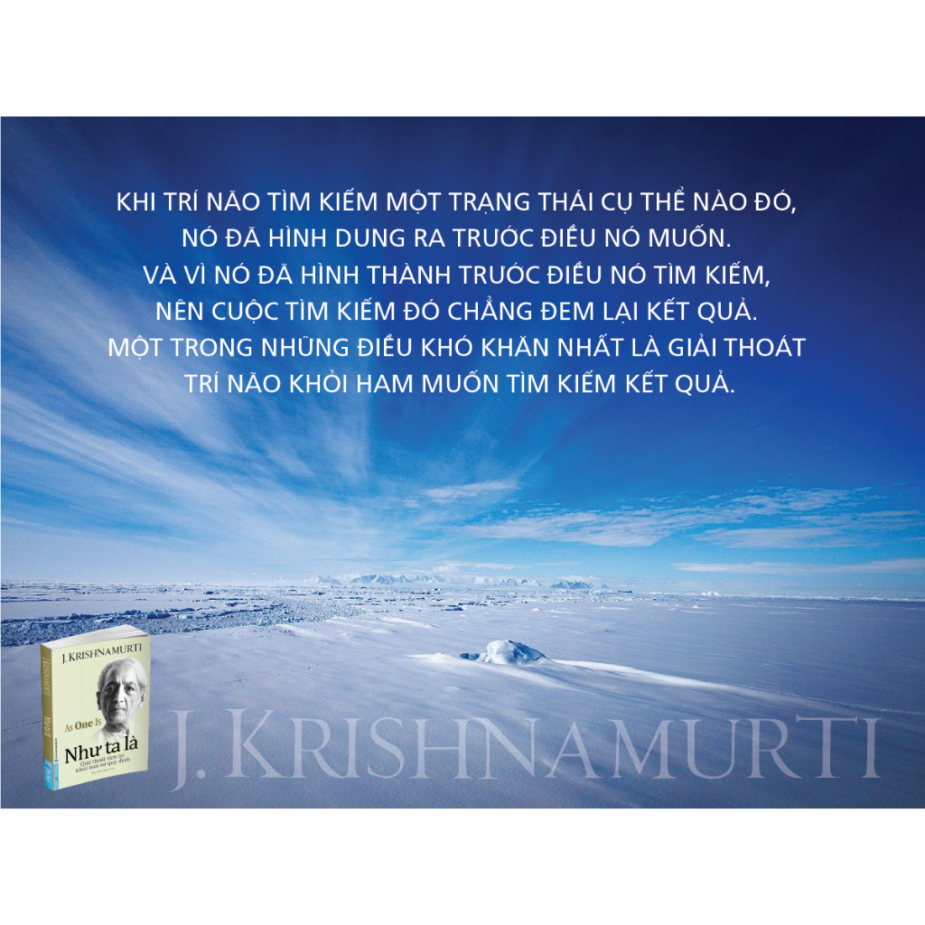 Sách - Như Ta Là J. Krishnamurti - First News
