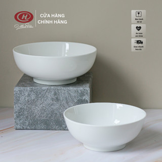 Bát tô bầu trắng trơn - Sứ Minh Châu