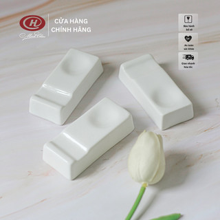 Gác Đũa Gác Thìa Trắng Trơn - M07 - Sứ Minh Châu
