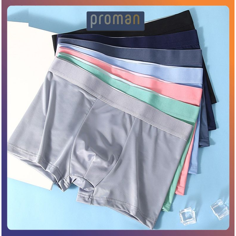 Quần lót nam cao cấp thun lạnh, quần sịp nam boxer xuất khẩu đủ size giá xưởng  SL02 PROMAN