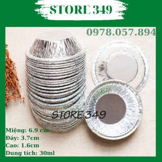 Chén Giấy Bạc Tart Trứng/ Nướng Hào 250C
