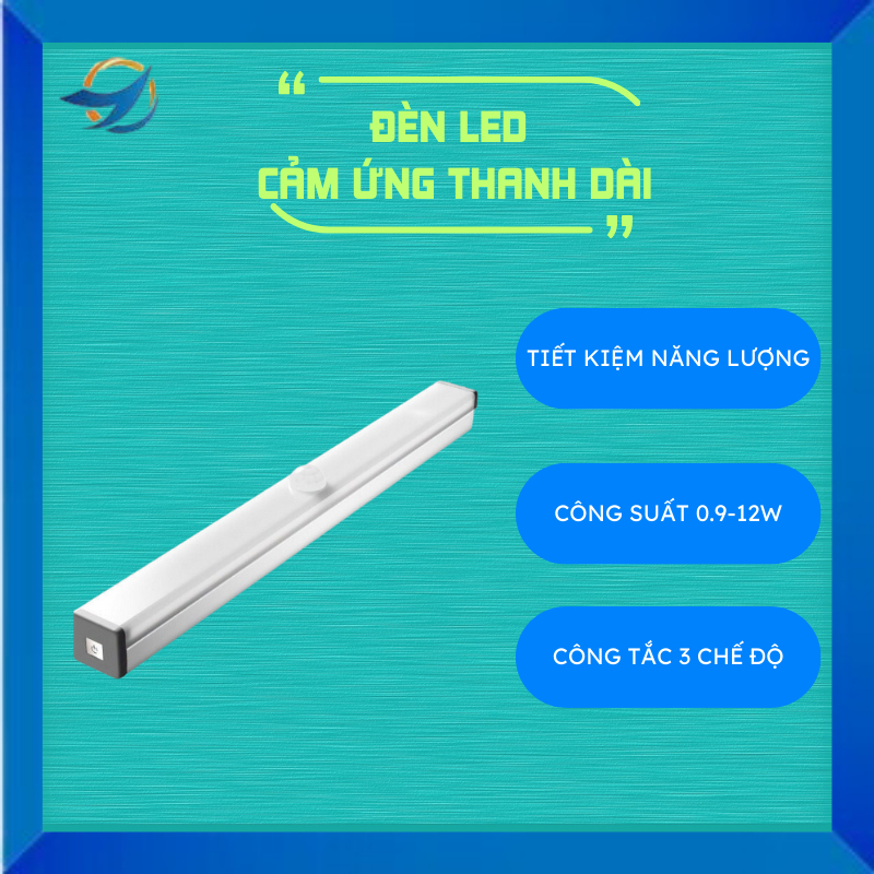 Đèn LED cảm ứng thông minh dạng thanh dài nhiệt độ màu 4000k có thể dán /treo ở mọi vị trí cảm biến hồng ngoại cơ thể co