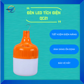Đèn LED cao cấp Q021 siêu sáng, sạc tích điện, có móc treo rất tiện lợi, có thể sạc pin, chất liệu nhựa độ bền cao
