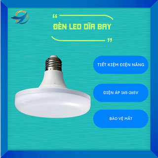 Bóng đèn led tròn hình đĩa bay tiết kiệm điện công suất 18W-24W-36W-50W đuôi E27 ánh sáng trắng không gây chói_DDB