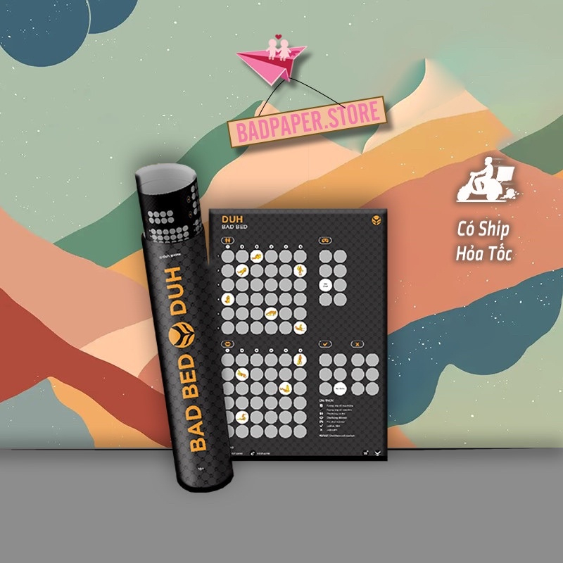 Che Tên) Game Bad Bed Make Love Dadpaper Trò Chơi Drinking Game Nâng Tầm Cảm Xúc Cho Cuộc Yêu