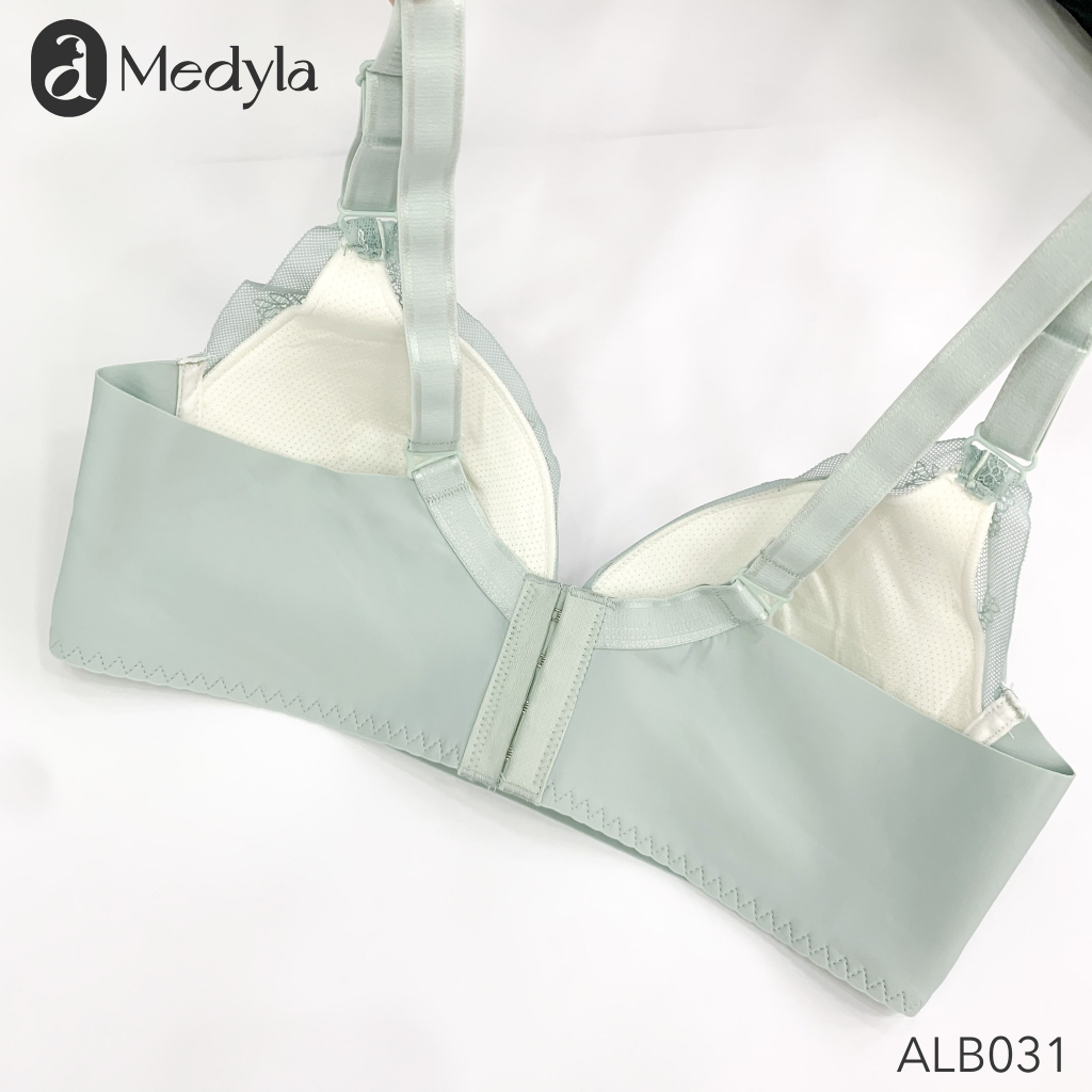 MEDYLA - Áo lót bầu cotton thông hơi có cúc mở mềm cho bầu mặc trong và sau sinh - ALB031