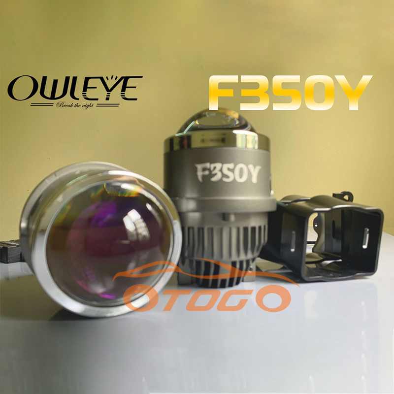 Bi Gầm Led Ô Tô OWLEYE F350 PREMIUM Công Nghệ Chóa Kép Mới Nhất