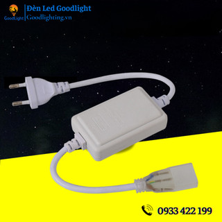 Combo 5 dây nguồn dùng cho led cuộn 2835 GRB 100M , sử dụng thi công dây led cuộn 2835 đủ màu ngoài trời