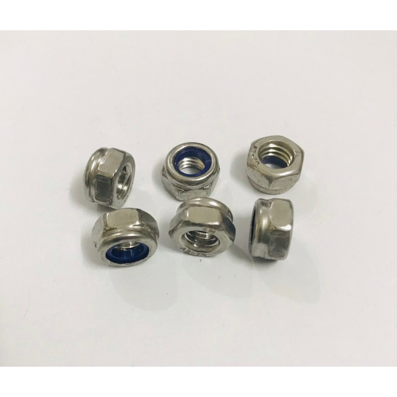 Đai ốc, Tán keo  INOX 304 - M4, M5, M6, M8, M10