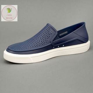 Giày nhựa cross citilane roka slipon cho nam xuất xịn full box màu xanh navy