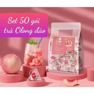 Gói 50 set trà ô long đào Vân Nam detox, giải nhiệt
