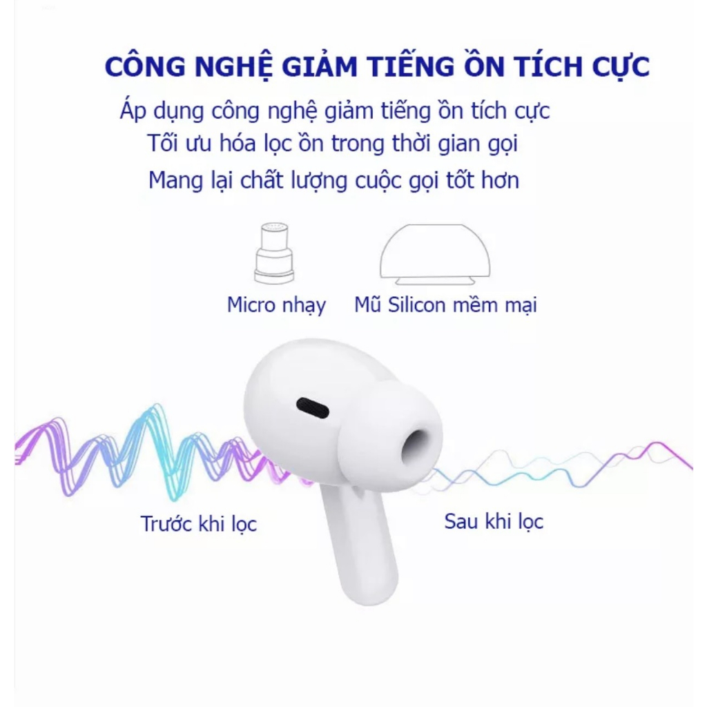 Tai Nghe Cao Cấp Bluetooth XS Store APro, Headphone Không Dây, Bass Lớn, Chống Ồn