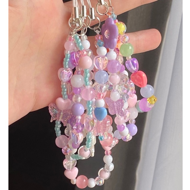 Beads Keyring- Móc khoá lấp lánh dễ thương
