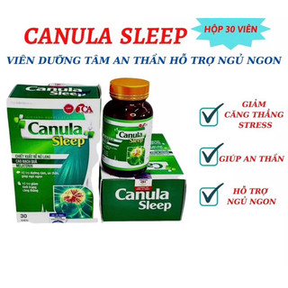 Viên uống thảo dược giúp ngủ ngon sâu giấc canula sleep