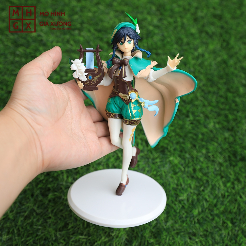 Mô Hình Genshin Impact Venti siêu đẹp - cao 18cm - nặng 190 gram - Figure Genshin Impact- Có Hộp màu - Mô Hình Giá Xưởng
