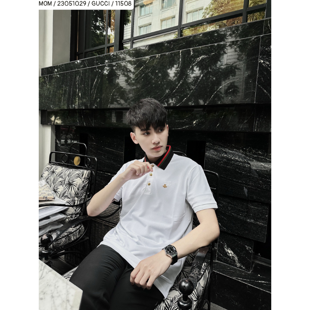 Áo thun polo THOM GC, áo phông cổ bẻ hottrend