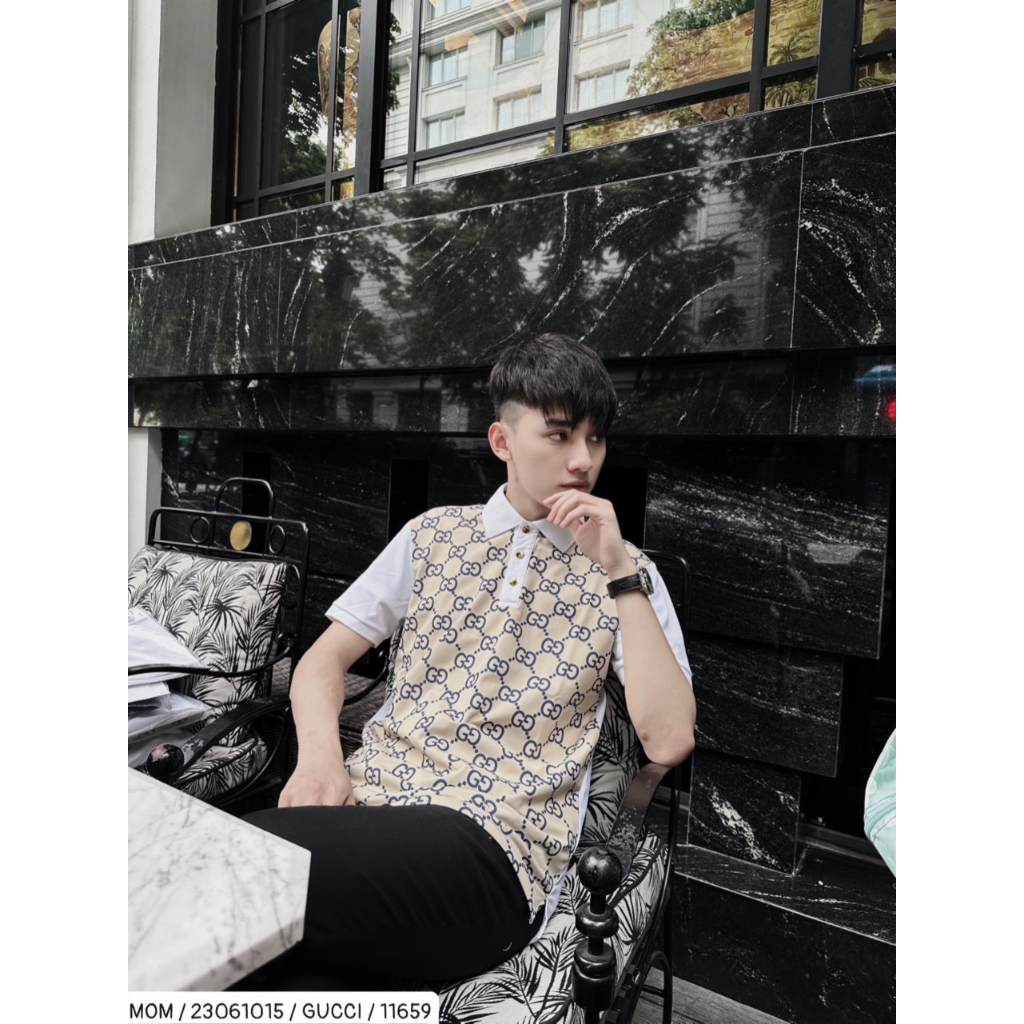 Áo thun polo THOM GC, áo phông cổ bẻ hottrend