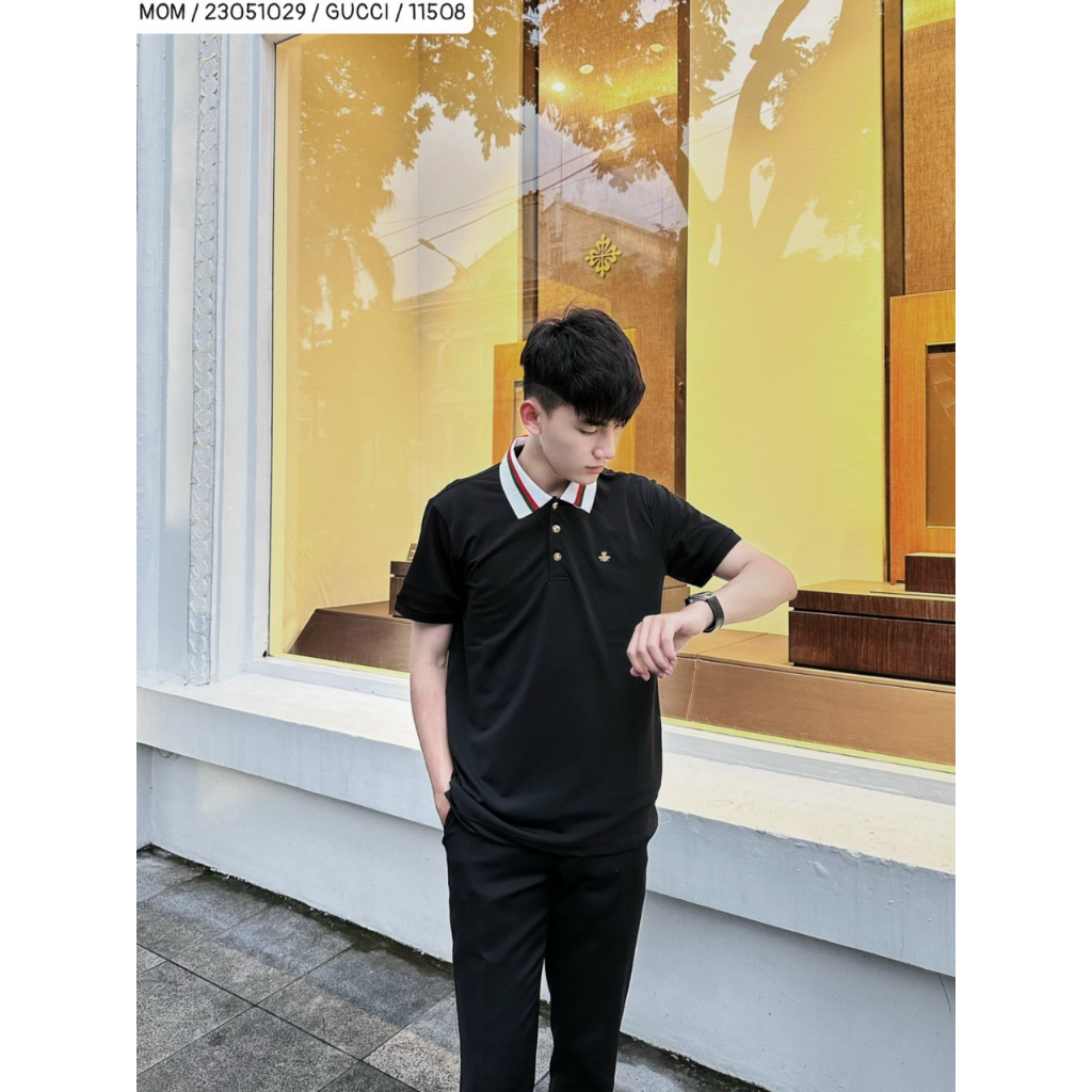 Áo thun polo THOM GC, áo phông cổ bẻ hottrend