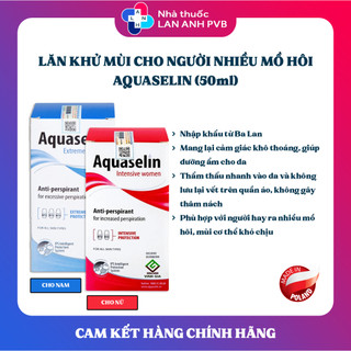 Lăn khử mùi AQUASELIN - Lăn nách dành cho người tiết mồ hôi nhiều.