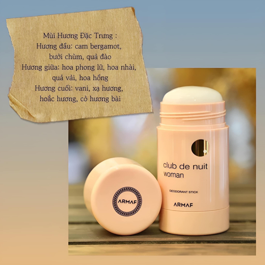 017 Lăn nách nước hoa Club De Nuit Woman & Man 75ml