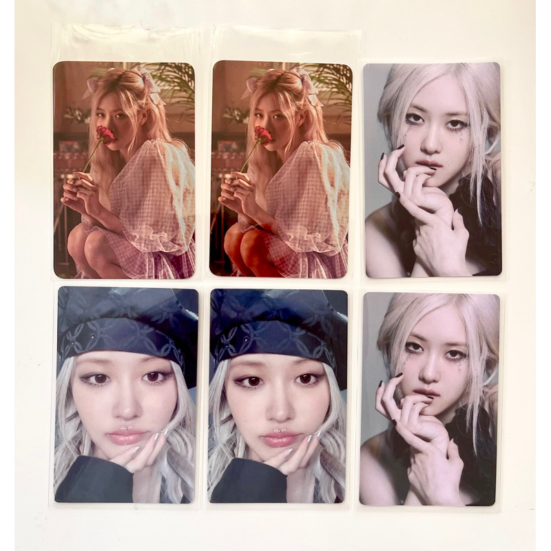 Card ảnh Rosé bông- R lệ- R beret