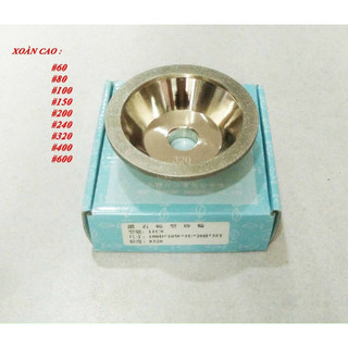 Đá mài chén kim cương đường kính 100li