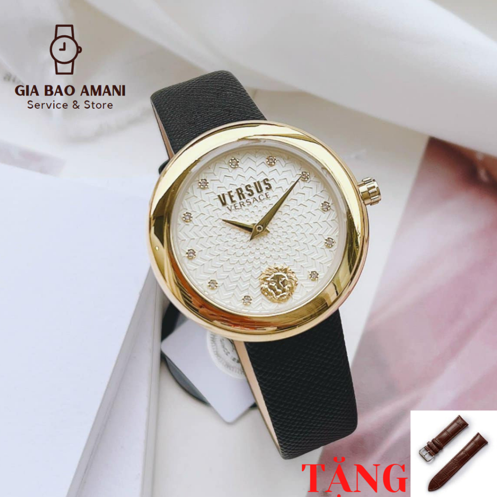 Đồng Hồ Nữ VERSUS Chính Hãng Tặng Dây Da Cao Cấp