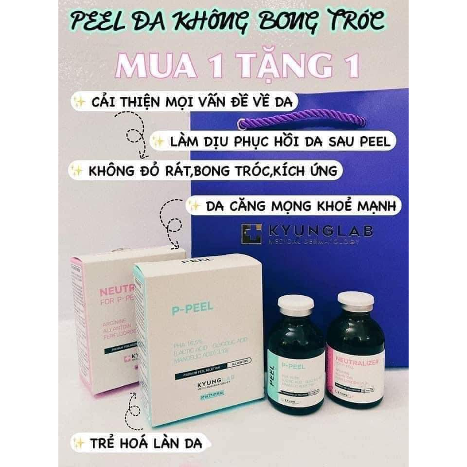 Peel da , peel da sinh học Kyung Lab giúp phục hồi và đẩy nhanh quá trình trẻ hóa cho làn da mà không gây tổn thương da.