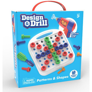  Đồ chơi máy khoan thiết kế hình dạng và mẫu - Design & Drill Patterns & Shapes - Learning Resources