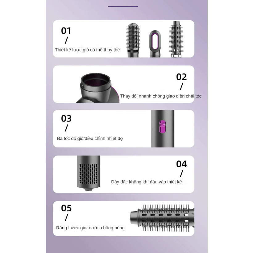 Máy Sấy Tóc 2 Chiều Tạo Kiểu Tóc POCKETOP 3in1 ☘️AsiaMart88 ☘️