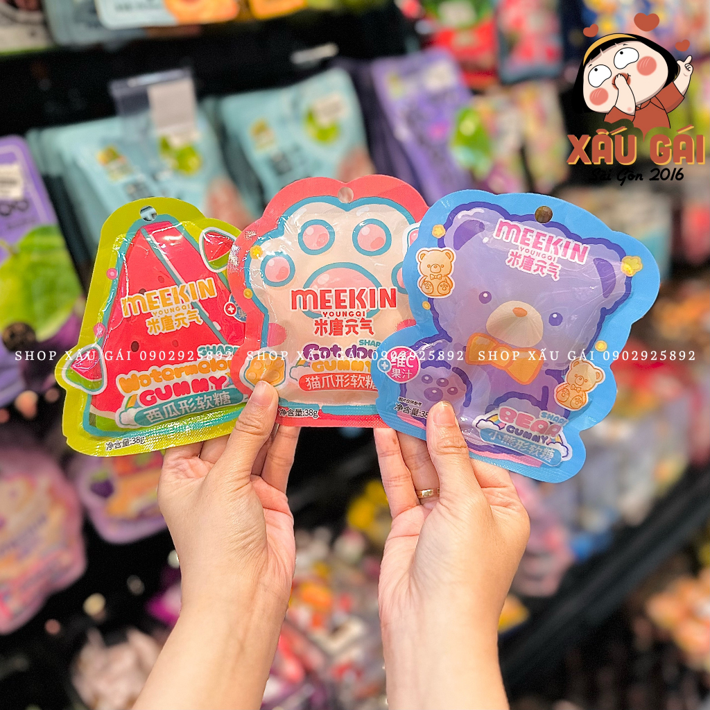KẸO DẺO MEEKIN ĐỦ VỊ