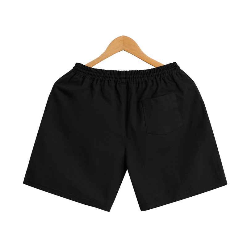Quần Short Kaki Cotton Form Unisex May Tag Cao Su U.TEESTUDIO Đơn Giản Cho Nam Và Nữ