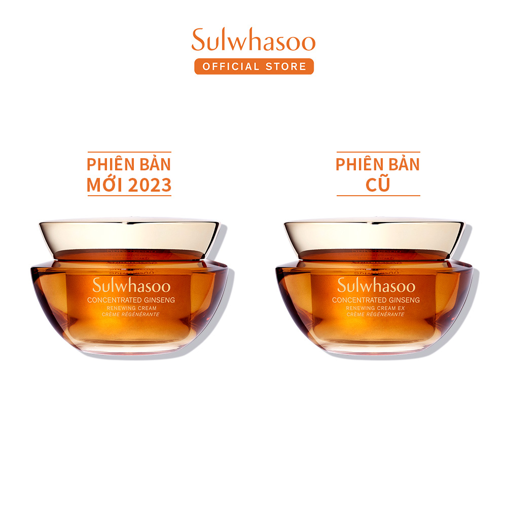 Kem Dưỡng Da Nhân Sâm Sulwhasoo Concentrated Ginseng Renewing Cream 60ml Tái Tạo Da
