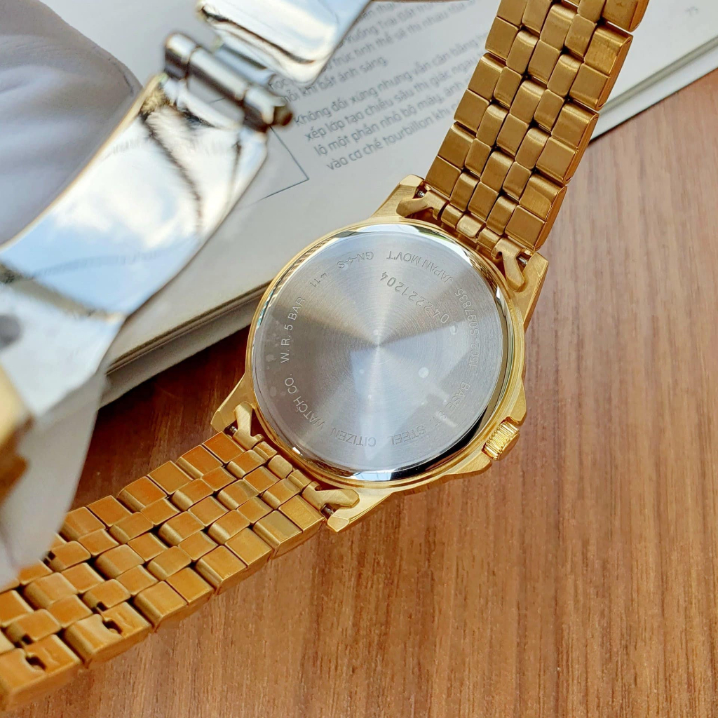 Đồng Hồ Nam CITIZEN Quartz BF2013-56P Chính Hãng Tặng Dây Da Cao Cấp