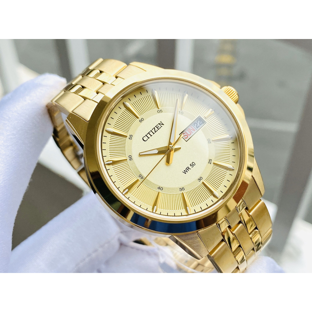 Đồng Hồ Nam CITIZEN Quartz BF2013-56P Chính Hãng Tặng Dây Da Cao Cấp