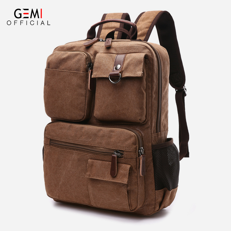 Balo Nam Nữ GEMI - Balo thời trang,balo học sinh nhiều ngăn tiện dụng  - B8042