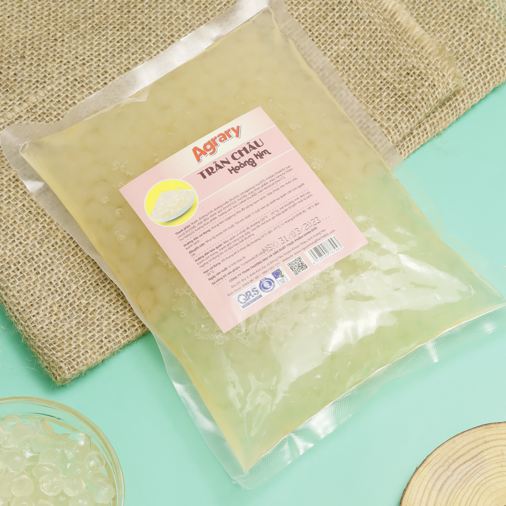 Trân châu giòn - Trân châu 3Q BKB gói 1kg dùng trong pha chế đồ uống, trà sữa, tiện lợi giá tốt, dễ sử dụng