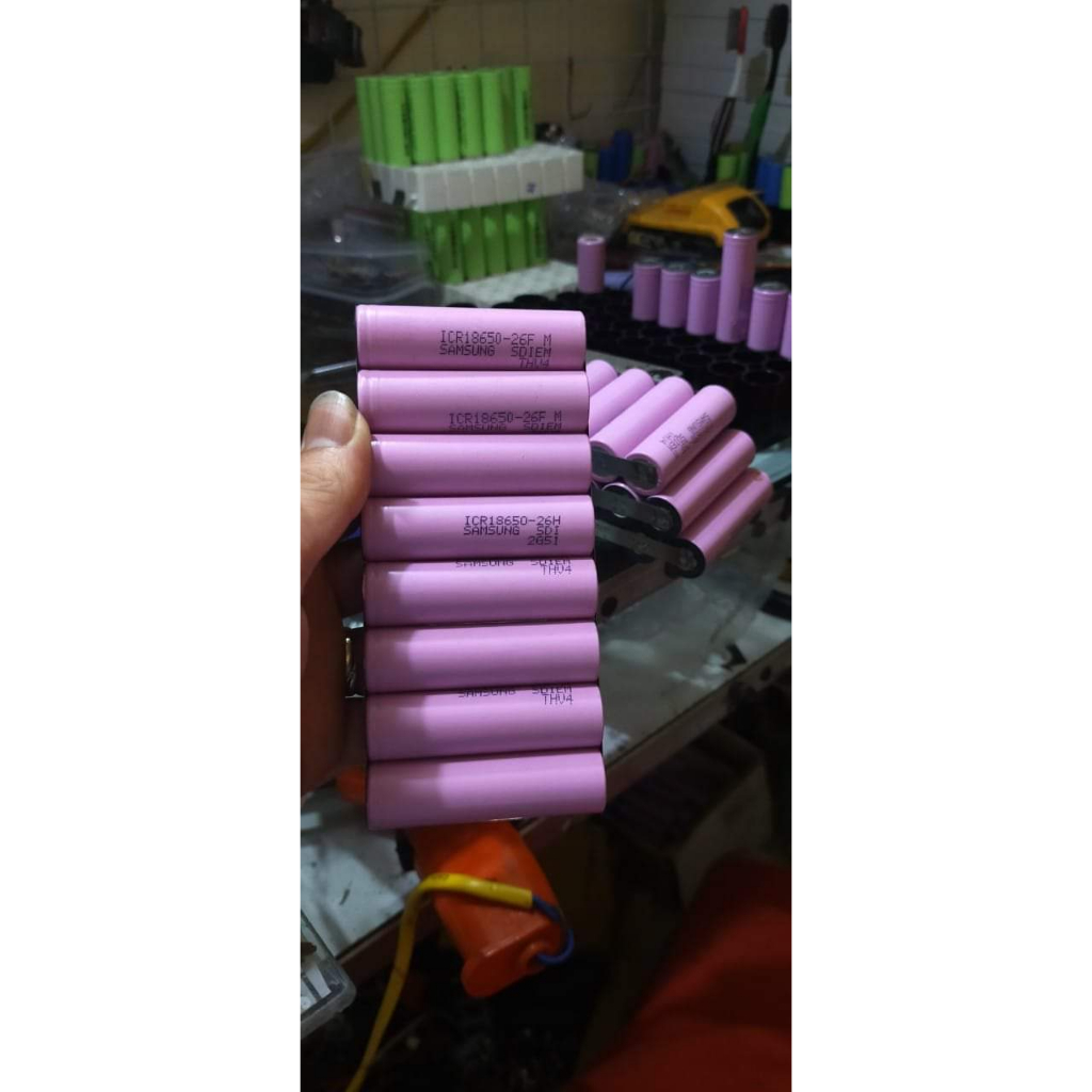 Pin Samsung ICR18650 KOREA ICR 26F , tháo khối chính hãng, dung lượng cao  21000 - 2600mAh,  tháo khối hàng New 90%