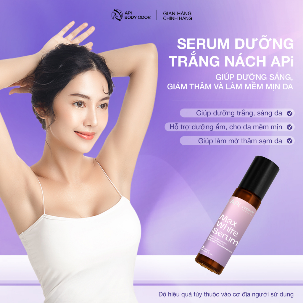 Serum giảm thâm nách, trắng nách, lăn nách mờ thâm cấp ẩm, ngăn tiết mồ hôi khử mùi hôi nách 10ml