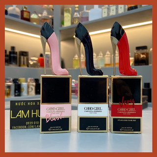  Nước hoa mini GOOD GIRL Guốc đen - Very đỏ - Blush hồng 7ml