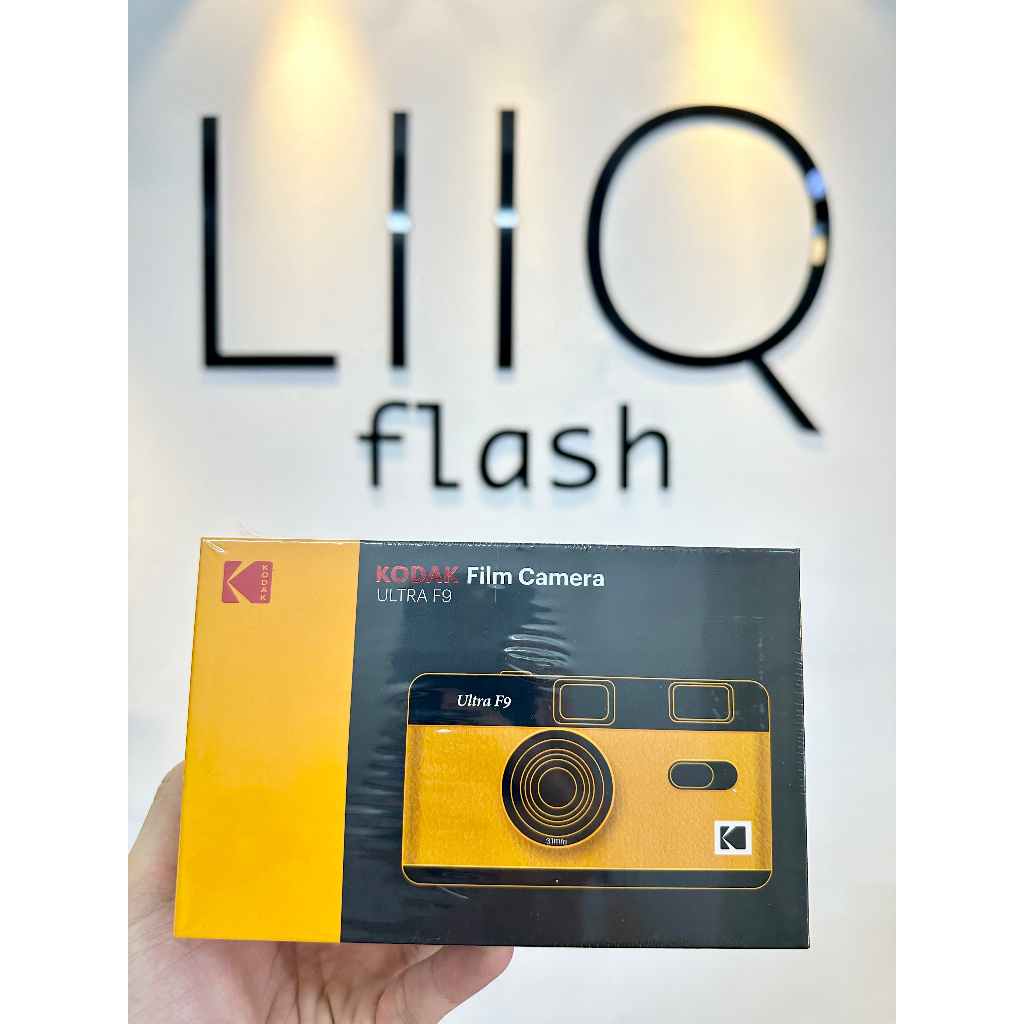 Máy Ảnh Phim Kodak Ultra F9, 135/35mm, Màu Vàng Đen, Chính Hãng, Mới Nguyên Hộp, Nguyên Seal - LIIQ Flash