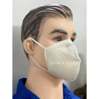 Khẩu trang 3 lớp chống bụi KT5, khẩu trang vải có nẹp