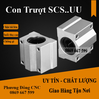 Con trượt tròn bi trượt vuông scs 8 10 12 16 20 25uu loại tốt